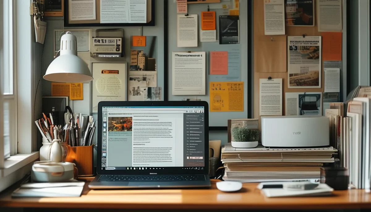Hands configuring a home router on a shelf beside a laptop