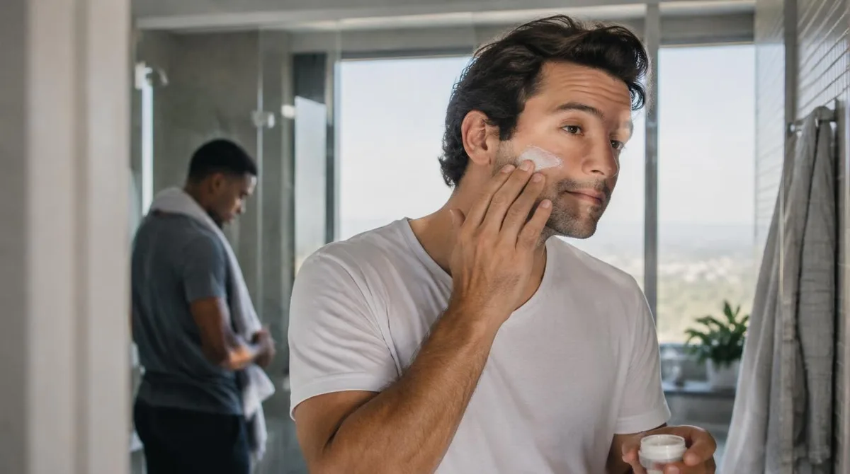 A Simple Men's Skincare Routine: Four Steps in Order