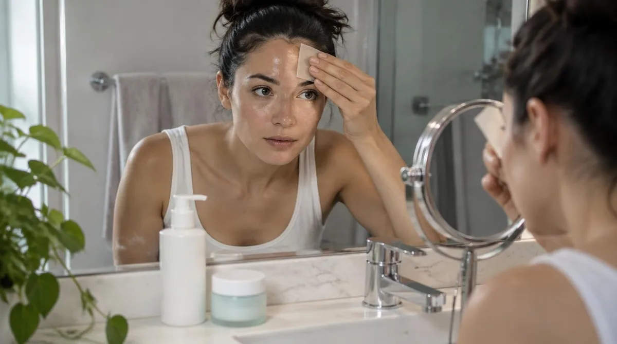 The Skincare Routine for Combination Skin: Caring for the Oily Zone