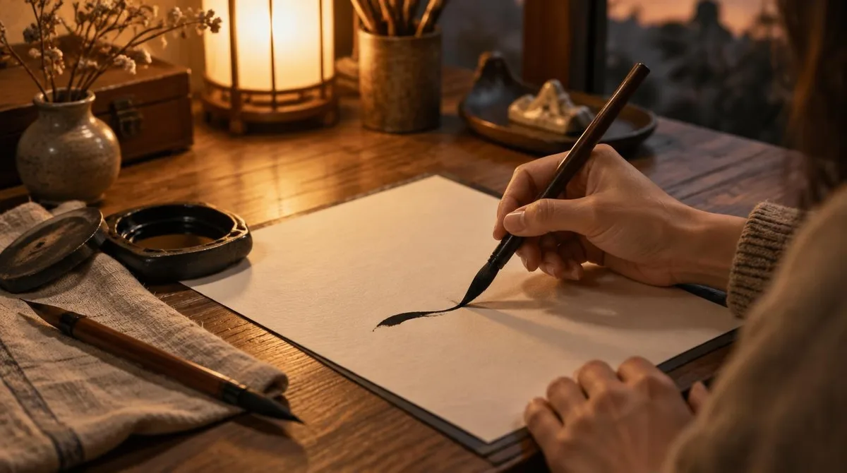 Light Upstrokes, Heavy Downstrokes: A Brush Pen Calligraphy Tutorial