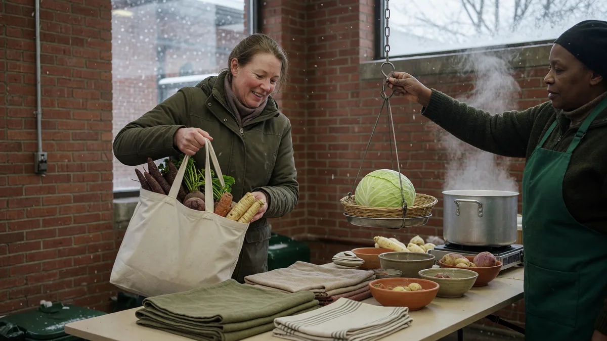 Indoor Markets for Cold-Weather Grocery Runs