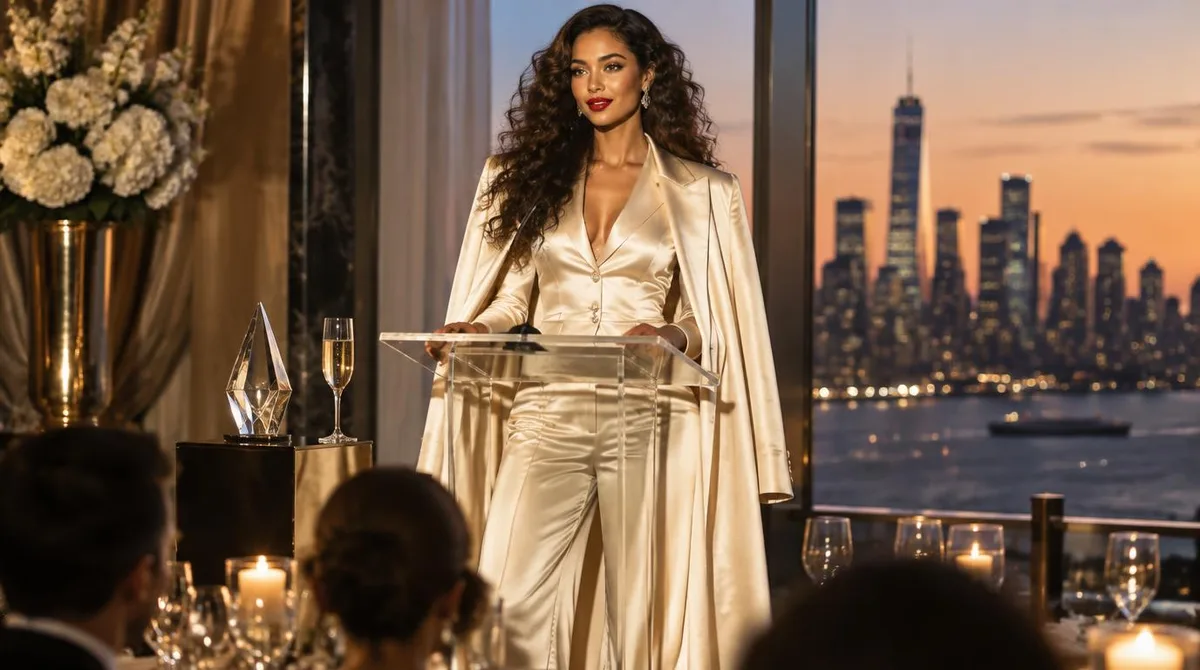 Tracee Ellis Ross at WWD Honors: The Curls, the Celine and the Context