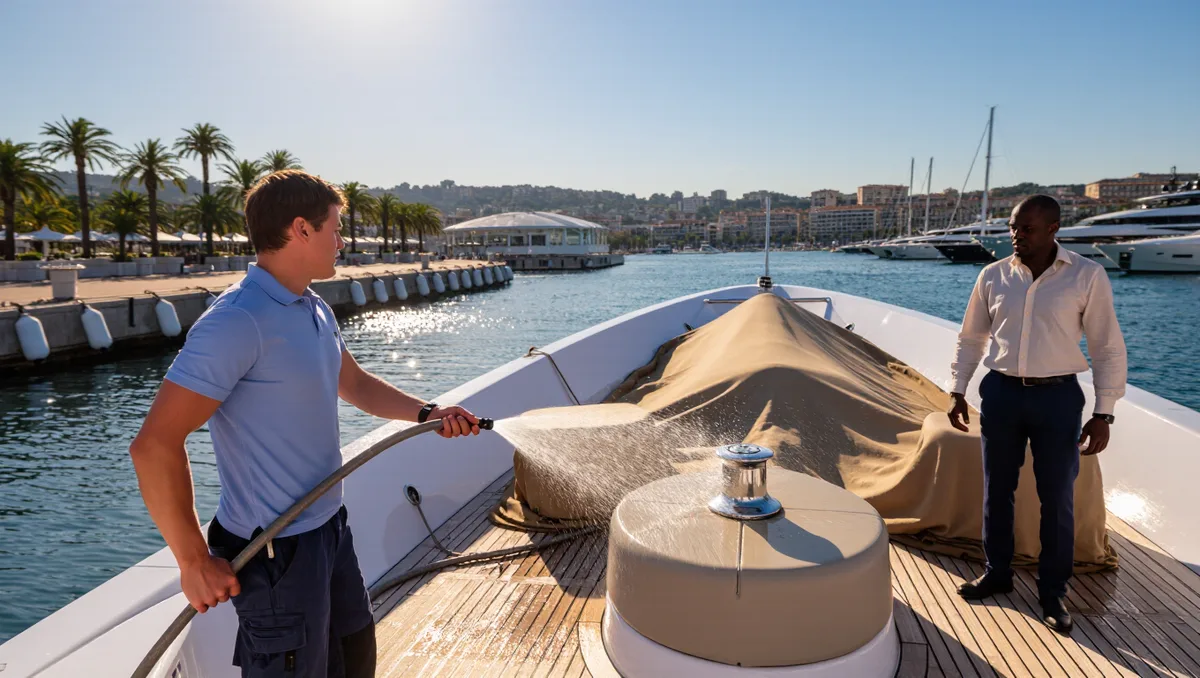 What really happens behind the scenes at a boat show
