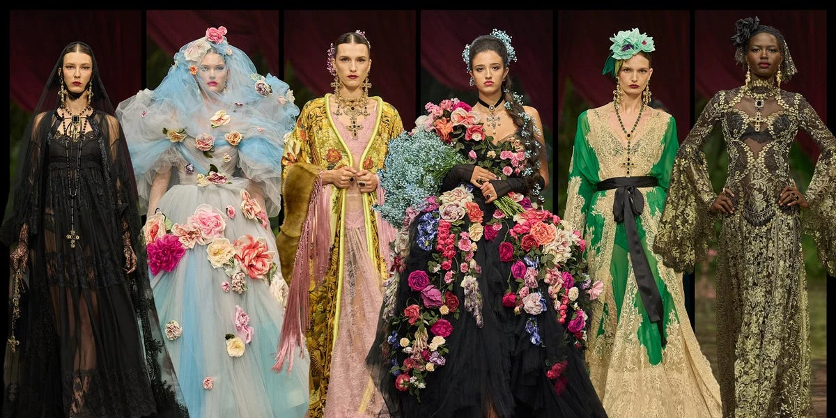 Dolce & Gabbana Alta Moda Returned to Sicily With Celebrity-Scale Craft