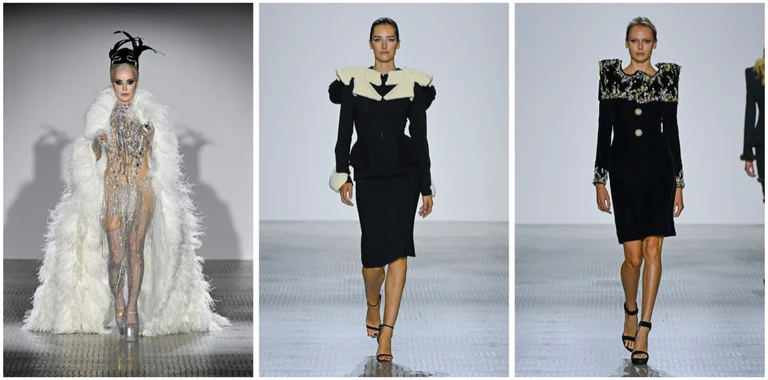 Celia Kritharioti FW23/24 during Paris Couture Week