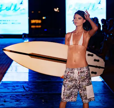 Planet Fashion runway look during Miami Swim Week