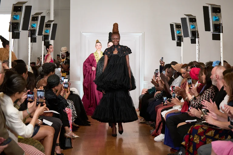 IMANE AYISSI FW25 during Paris Haute Couture Week