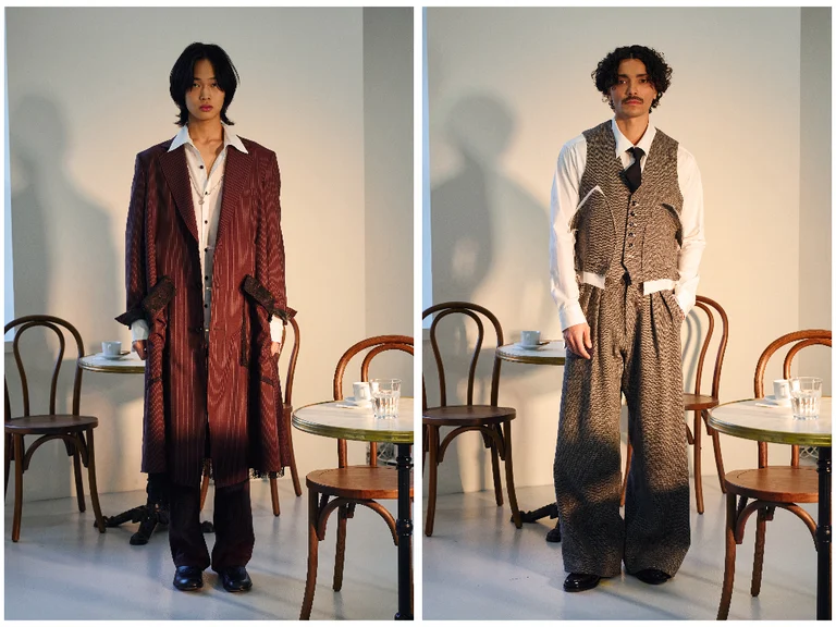 SULVAM AW 2024 during Paris Fashion Week