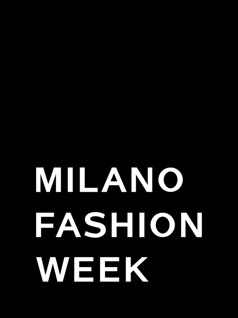 Milan Fashion Week official calendar cover
