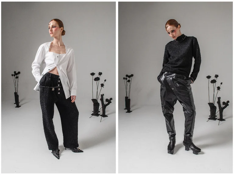 ESTHER BANCEL AW 2024 during Paris Fashion Week