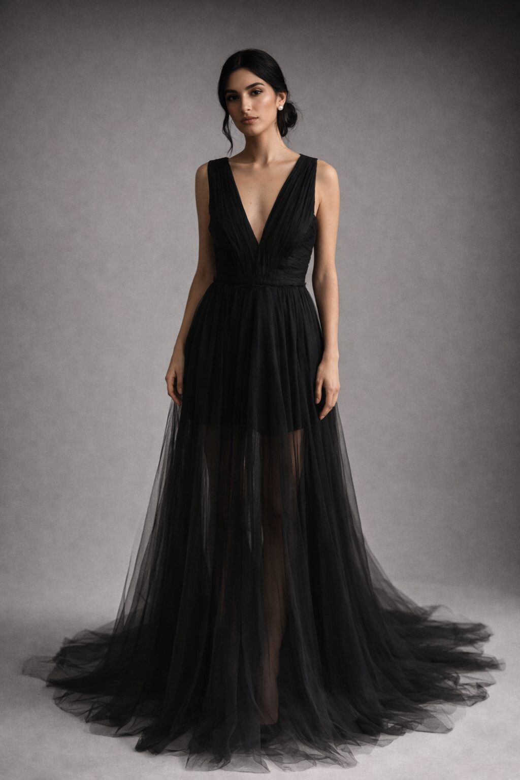 Beatriz de la Cámara The Shape of Silence black gown