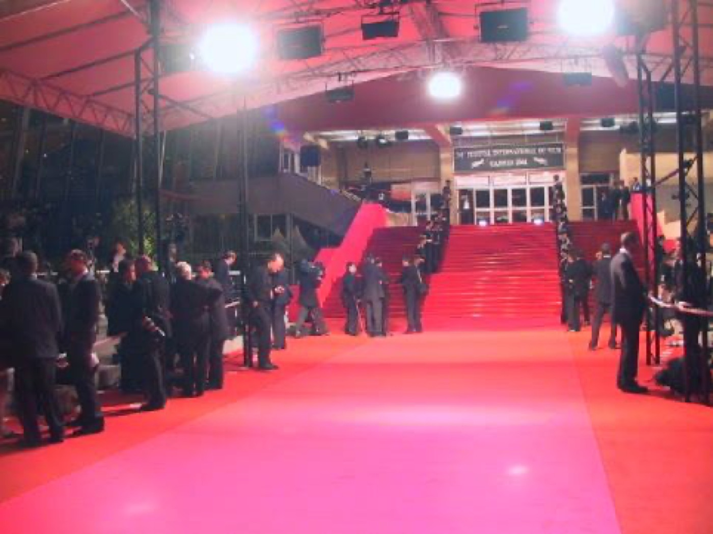 Cannes red carpet steps at the Palais des Festivals