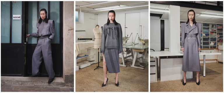 KOCHE FW 23/24 during Paris Fashion Week