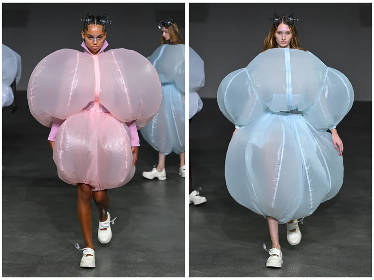 ANREALAGE SS25 during Paris Fashion Week