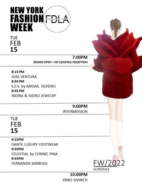 FDLA during New York Fashion Week, February 2022