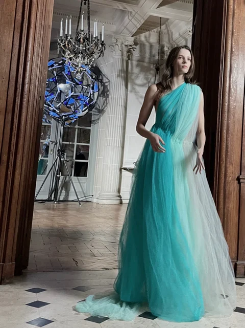 Aelis. SS 2023 during Haute Couture Week.