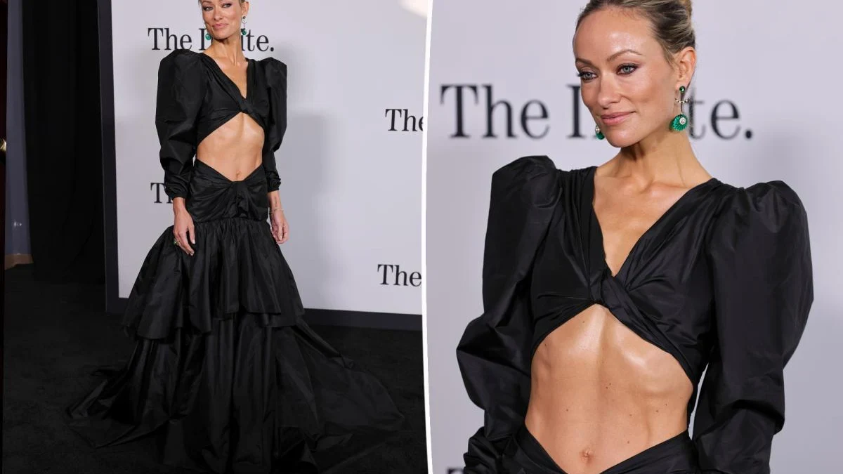 Olivia Wilde at The Invite premiere red carpet