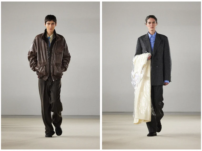 AURALEE AW 2024 during Paris Fashion Week