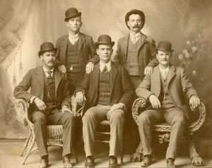 wildbunch - Western Ranch Brokers Outlaw gang Kid Curry and the Wild bunch in formal clothing