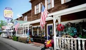 candy store - Western Ranch Brokers Western styled storefront of the Old West Gallery gift shop in Darby Montana