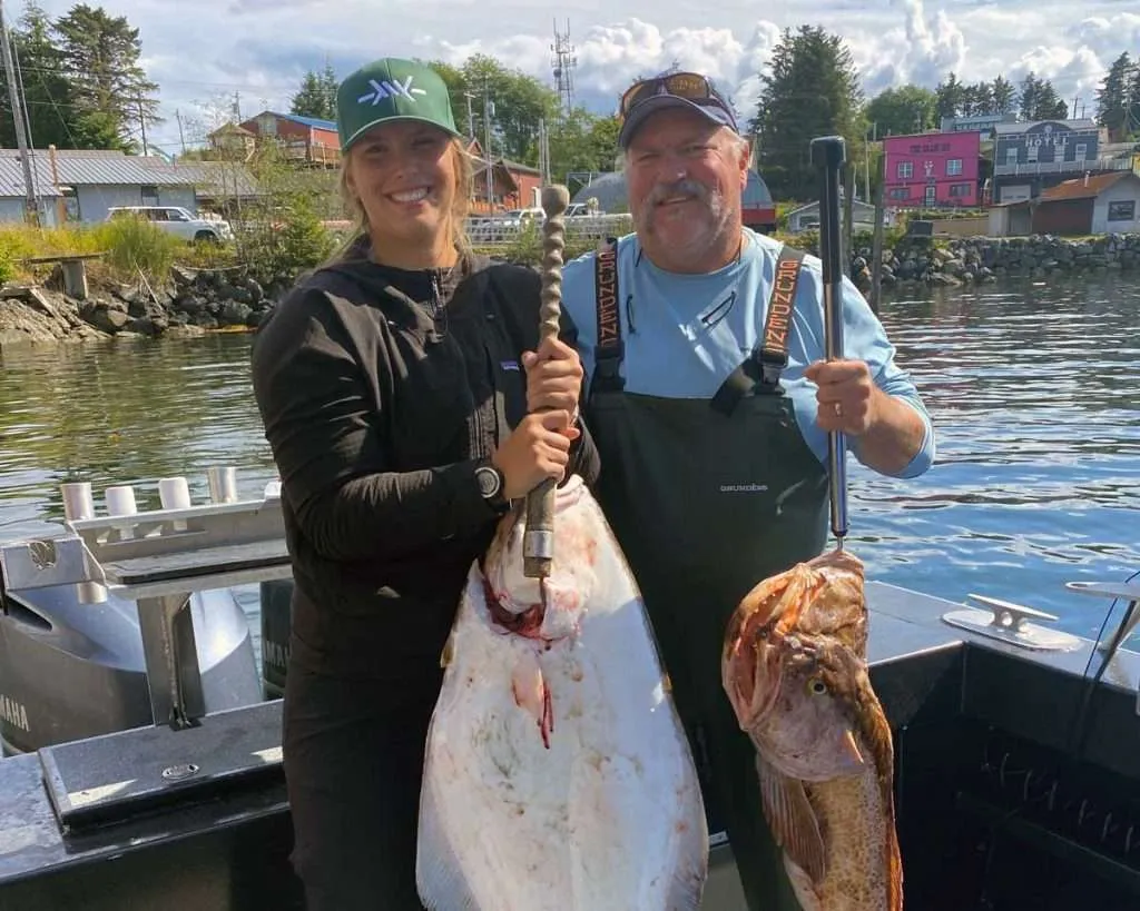 Montana ranch broker Jim Toth fishing with his daughter