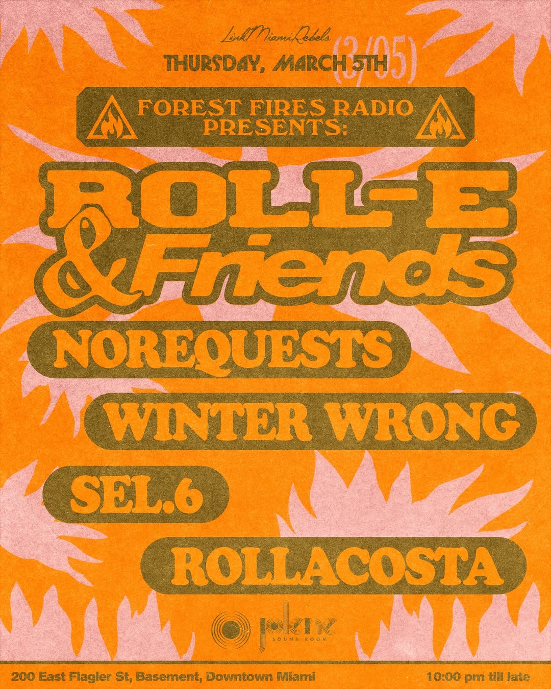 Flyer for Roll-e & Friends