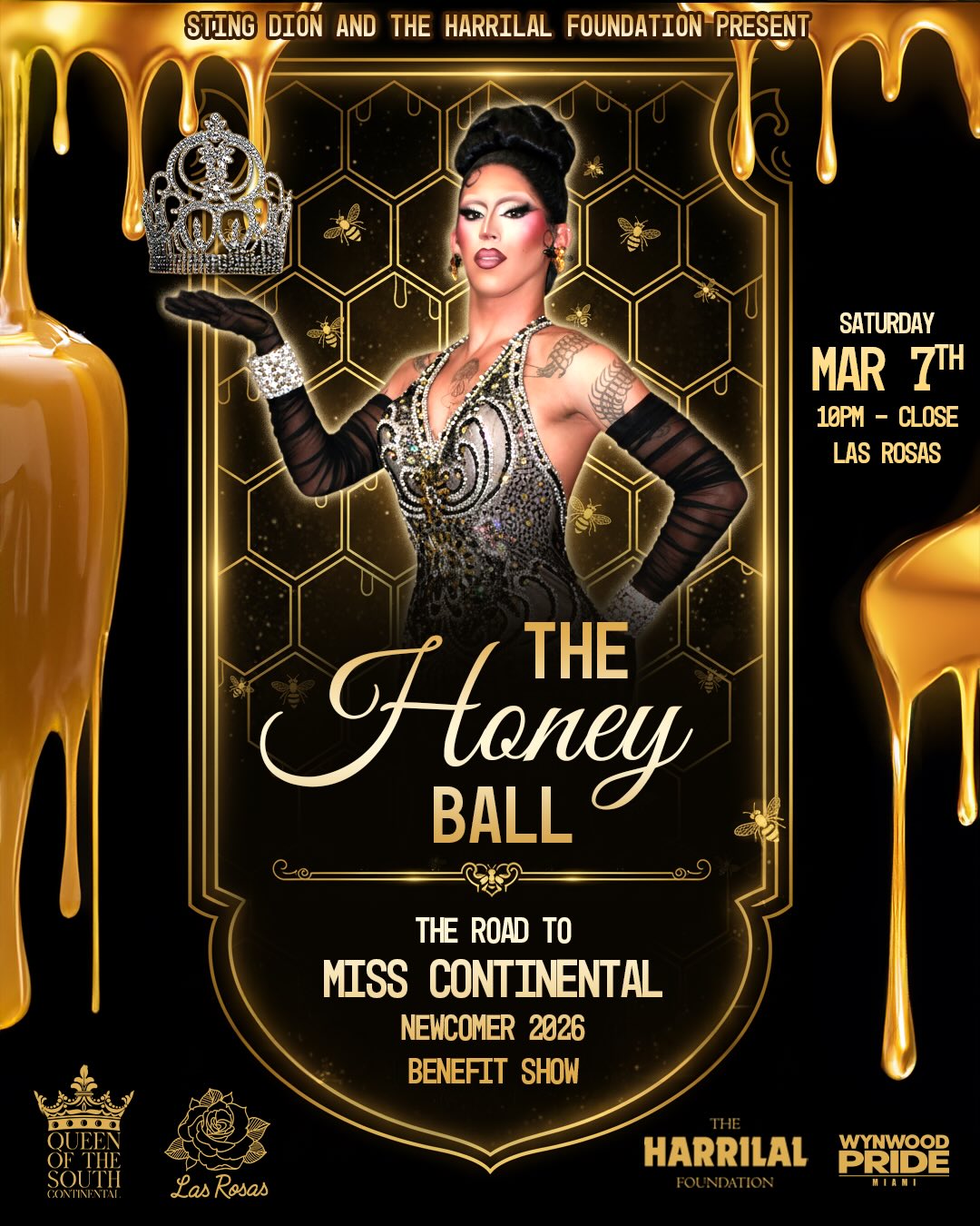 Flyer for The Honey Ball