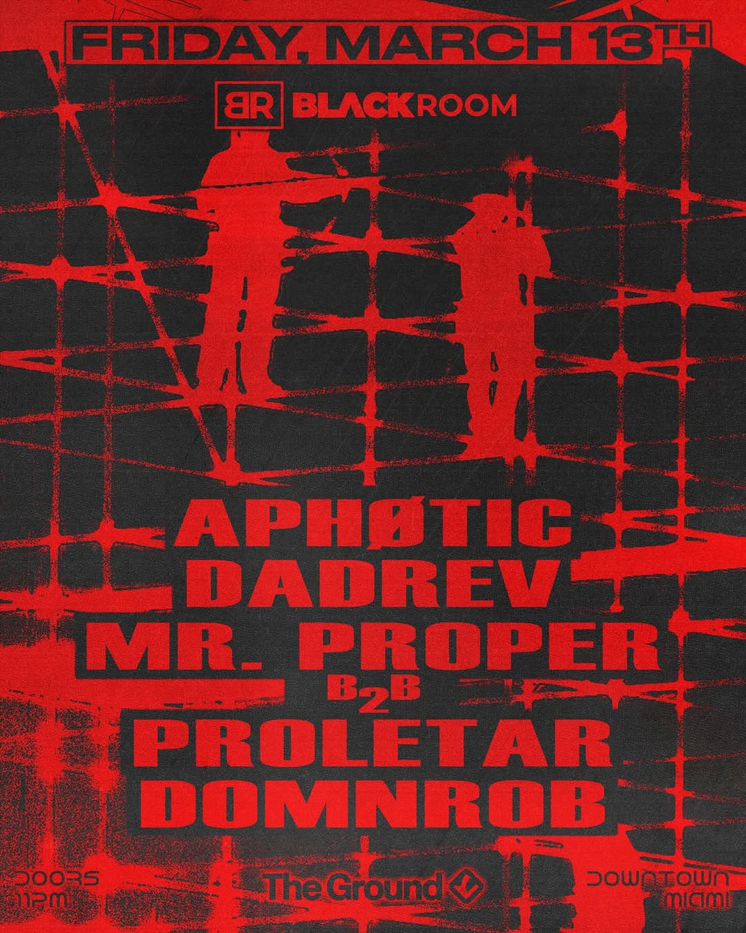 Flyer for BLACK ROOM: Aphøtic