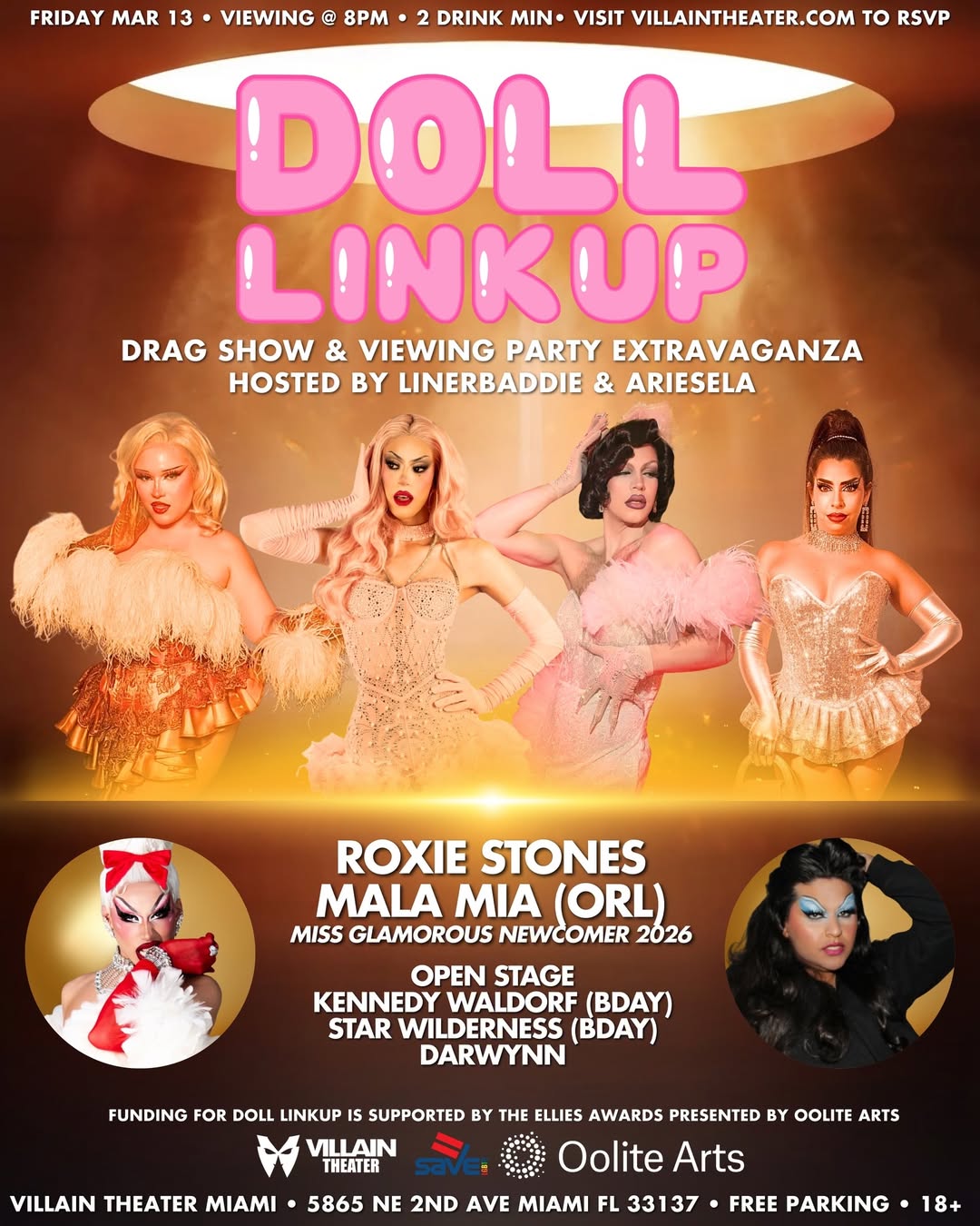 Flyer for Doll Linkup: Women’s History Month