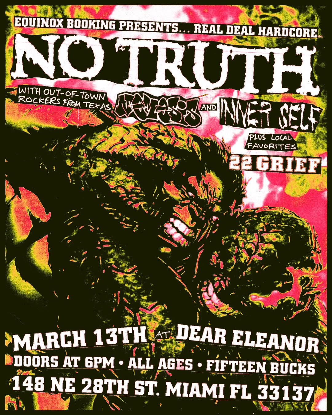 Flyer for No Truth + Inner Self +