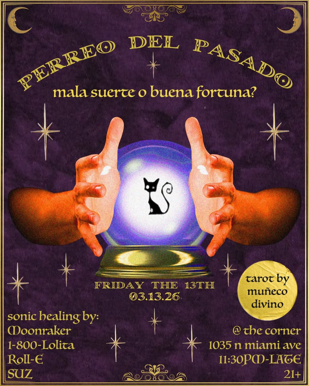 Flyer for Perreo Del Pasado: Lucky or Unlucky?