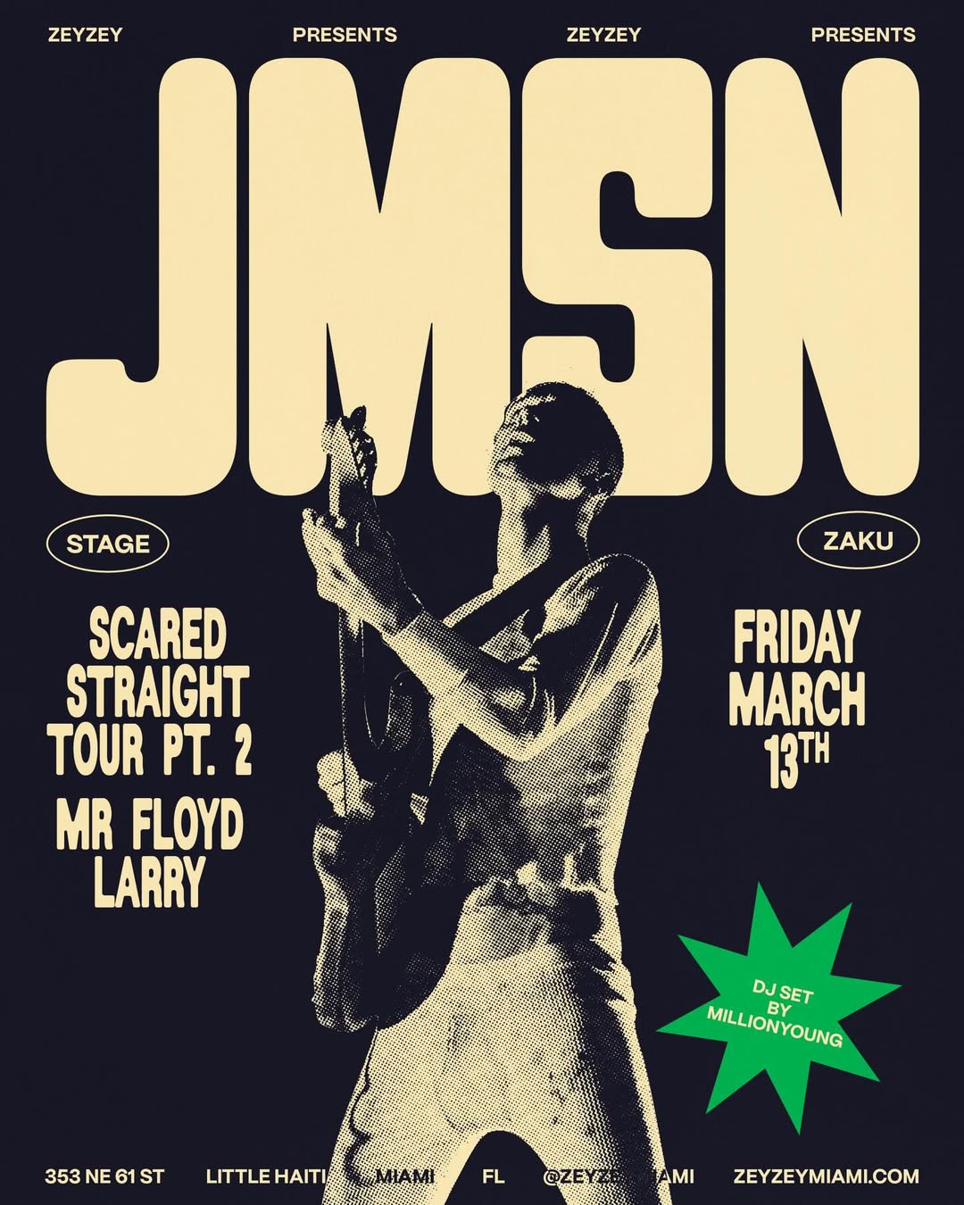 Flyer for JMSN + Mr. Floyd Larry