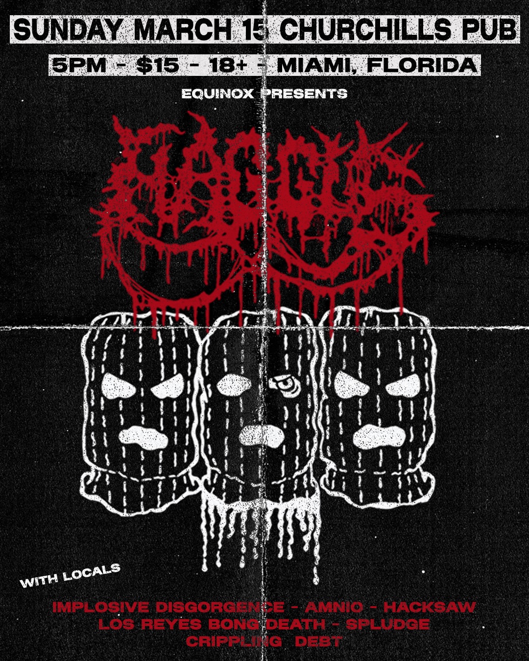 Flyer for MINCE OVER MIAMI