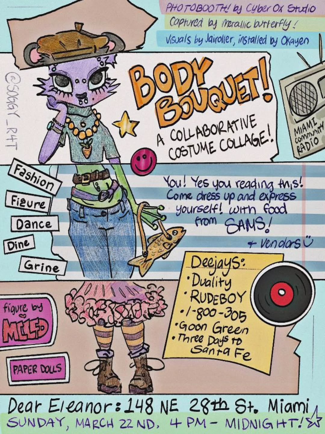 Flyer for Body Bouquet!