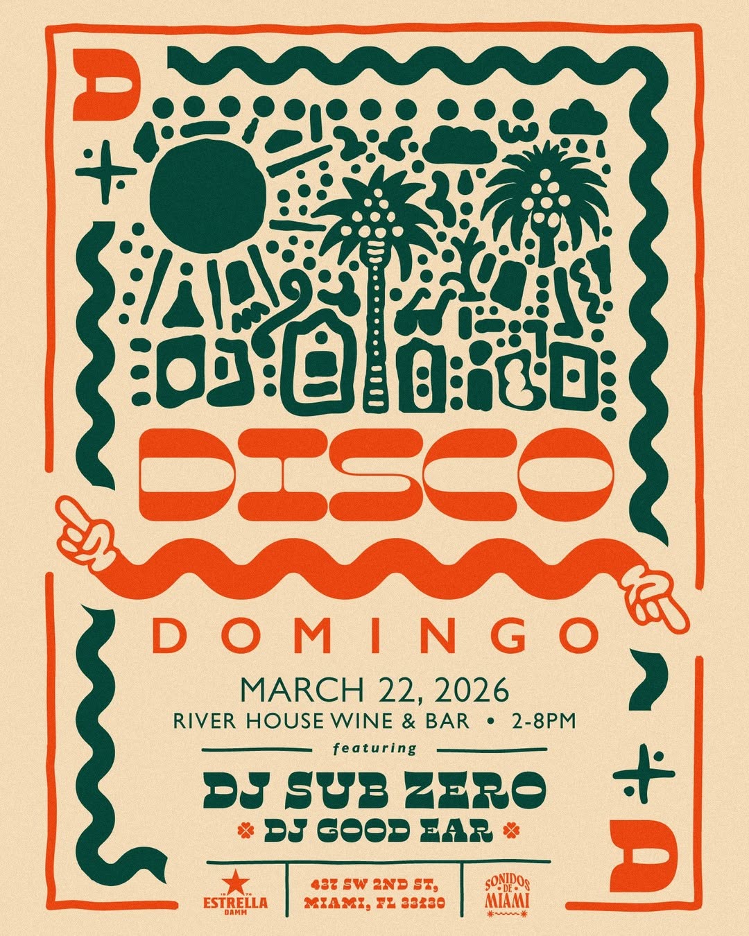Flyer for Disco Domingo VOL. 4