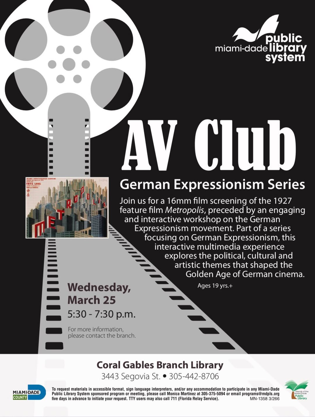 Flyer for Metropolis (1927)