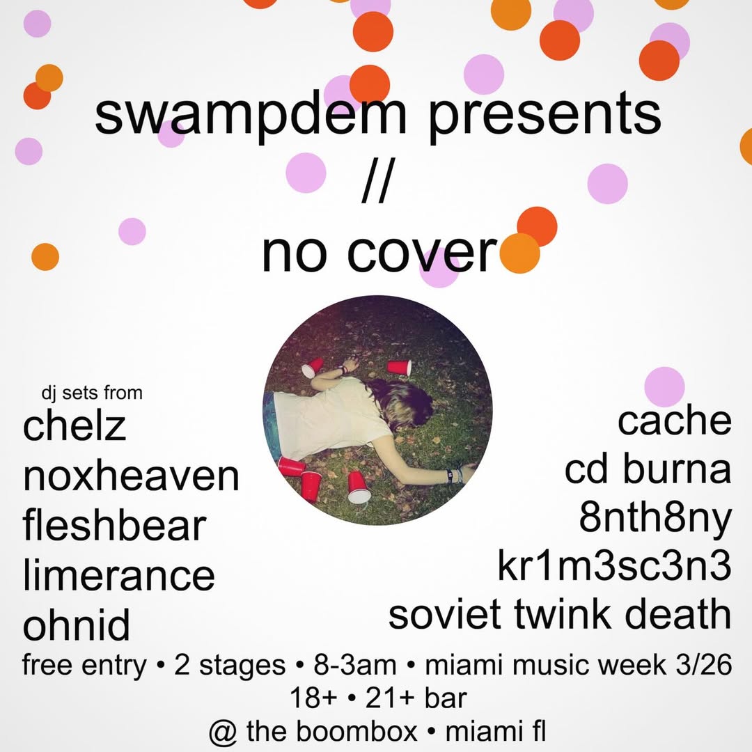 Flyer for no cover