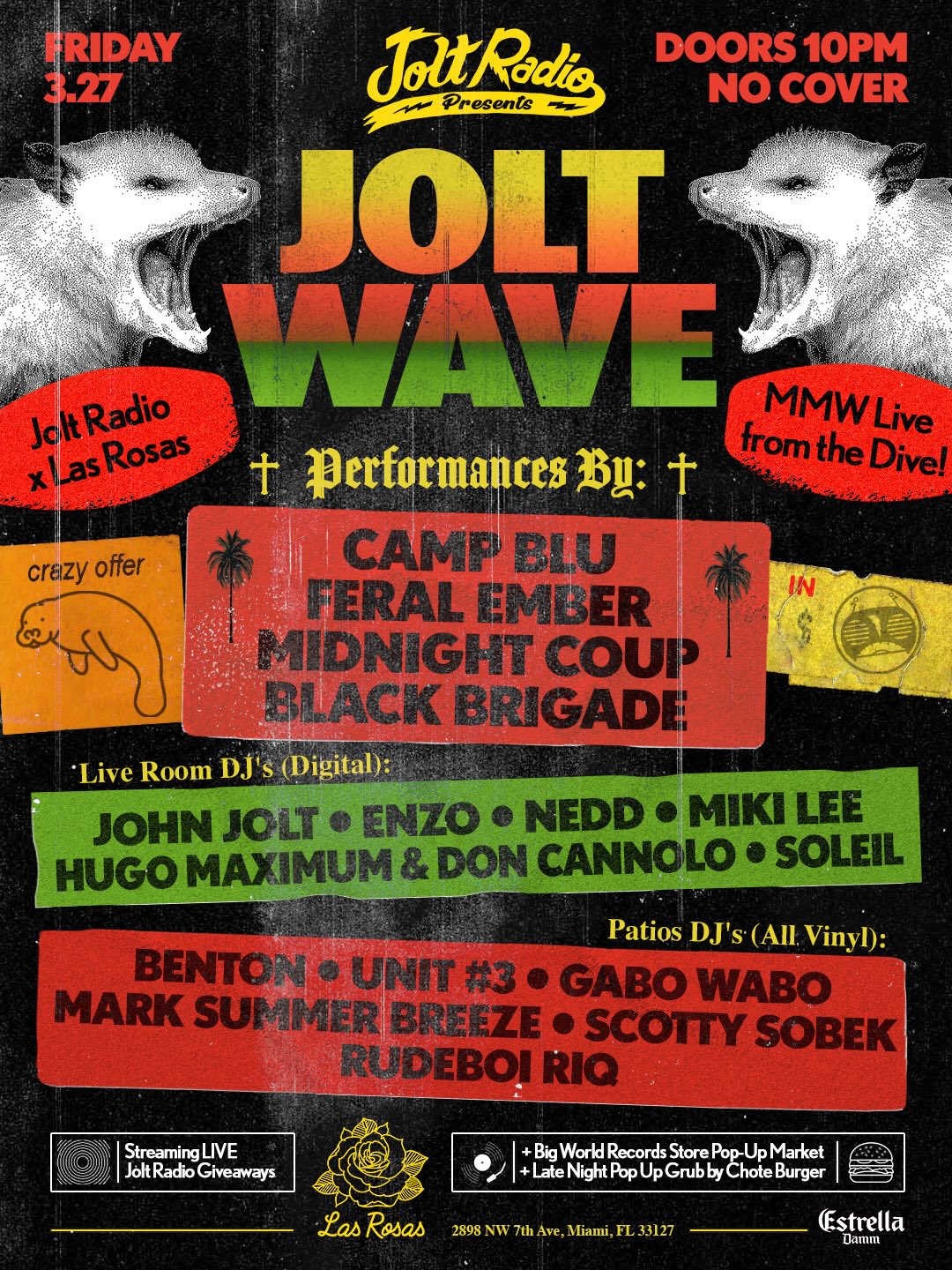 Flyer for Jolt Wave
