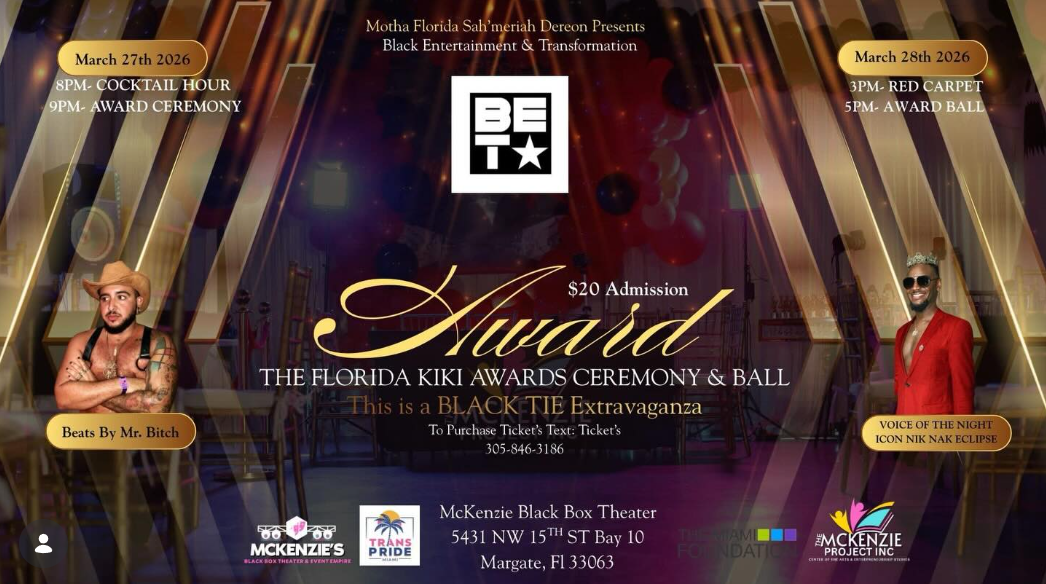 Flyer for The Florida Kiki Awards Ball