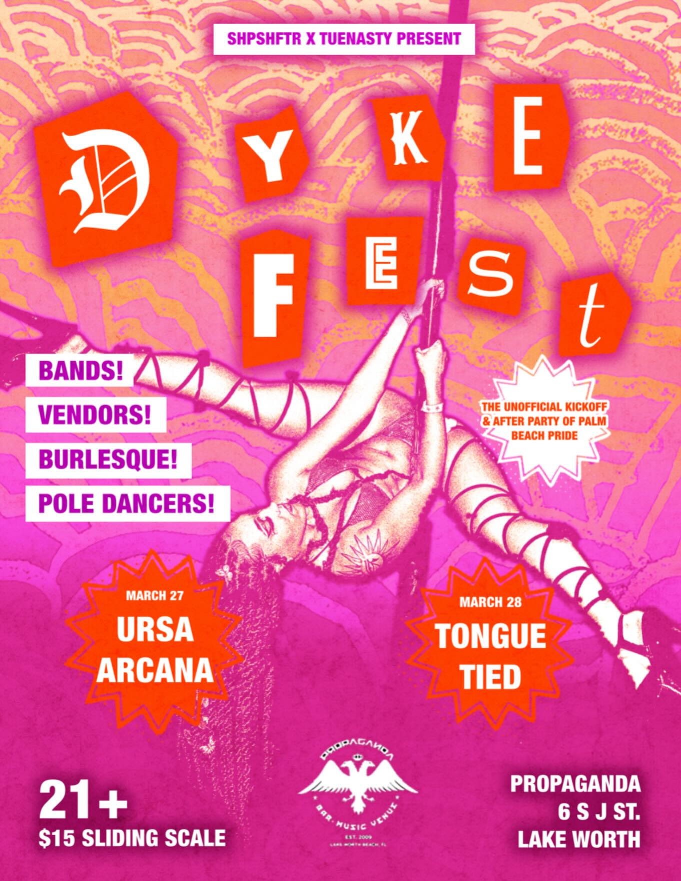Flyer for DYKE FEST