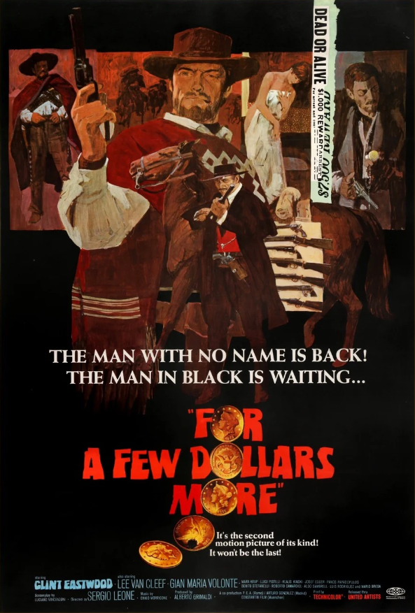 Flyer for For a Few Dollars More (1965)