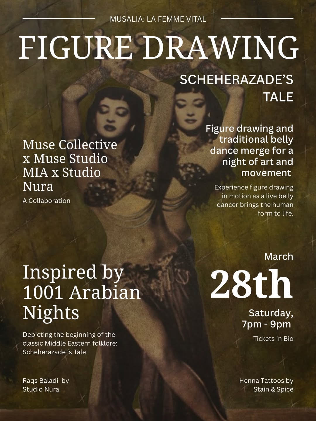 Flyer for Musalia: Le Femme Vital