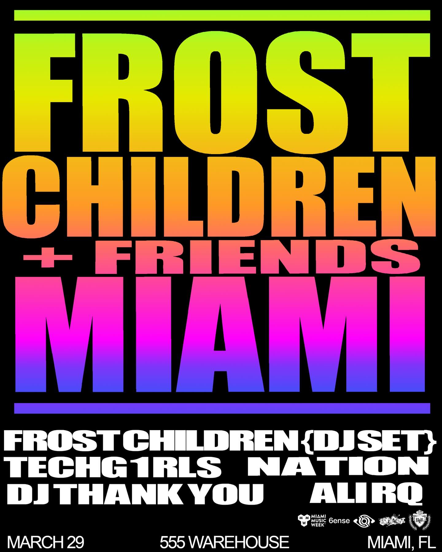 Flyer for Frost Children + Friends