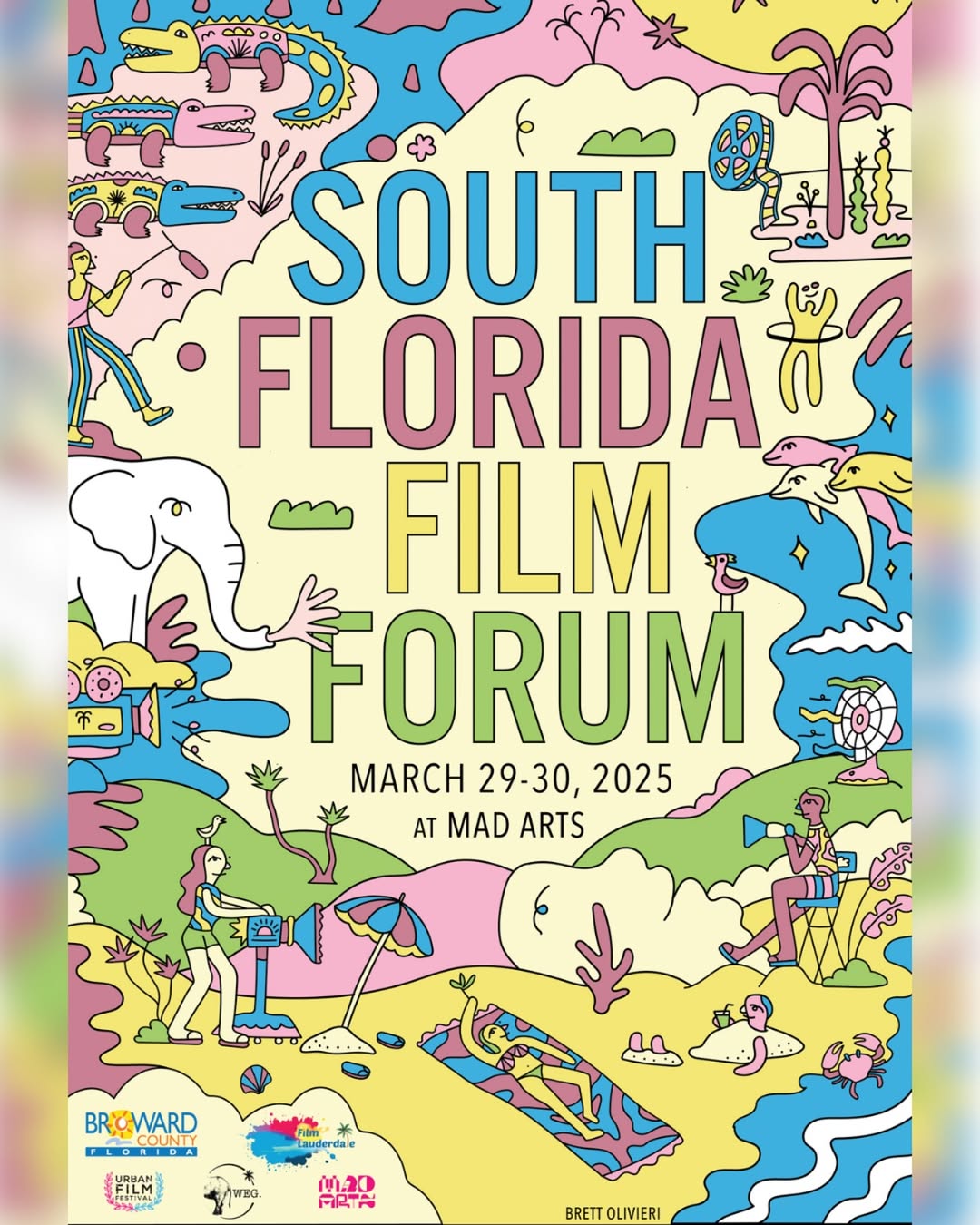 Flyer for South Florida Film Forum