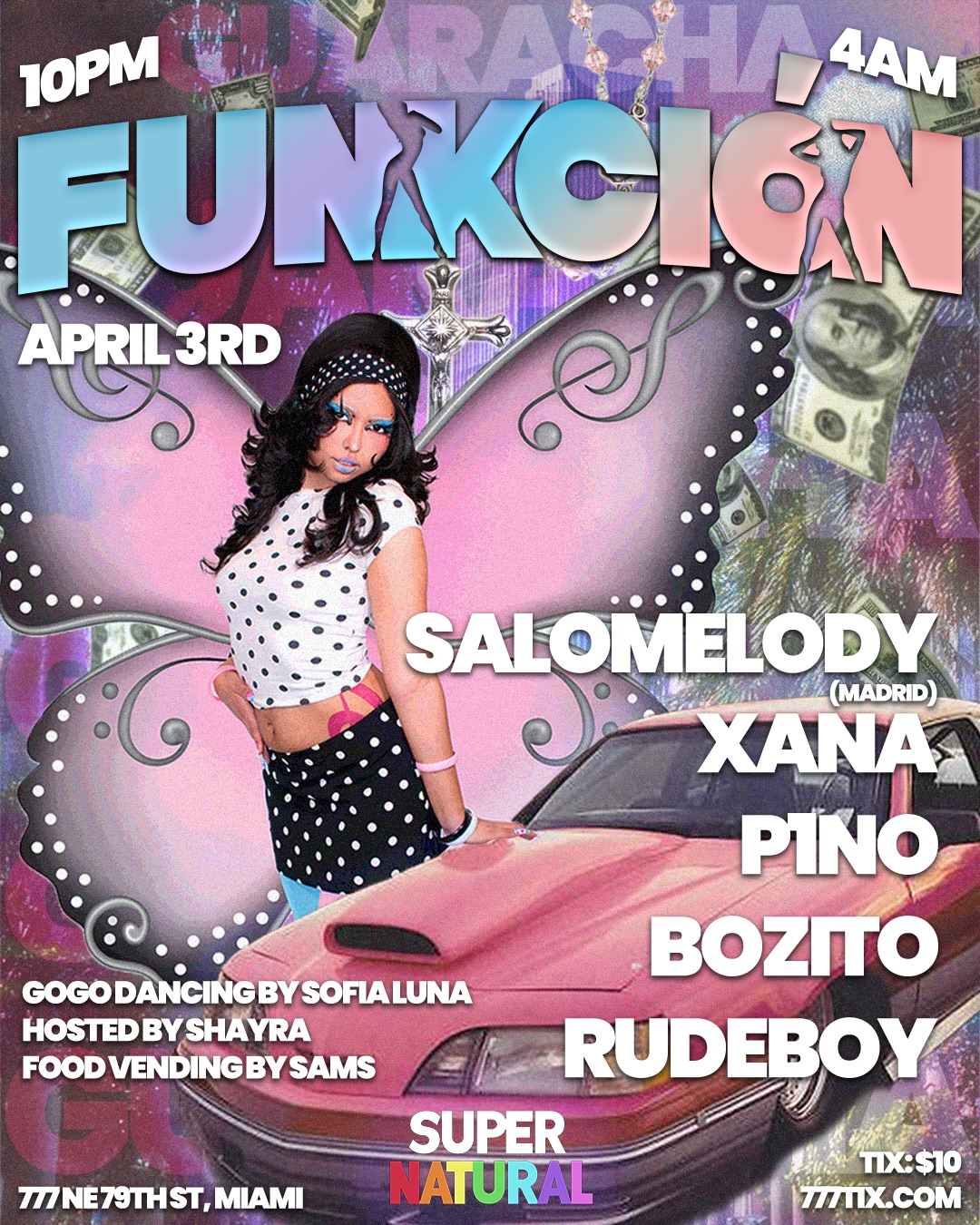 Flyer for FUNKCIÓN: Genre Fusion