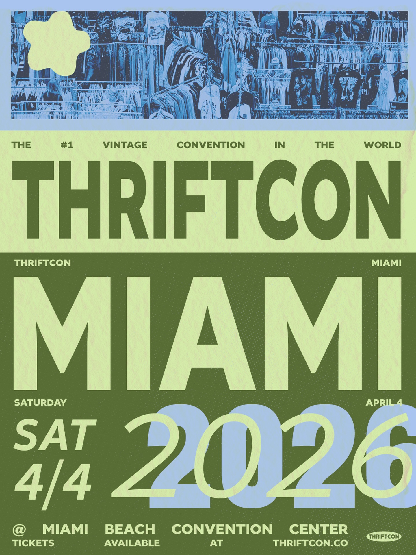 Flyer for ThriftCon Miami 2026