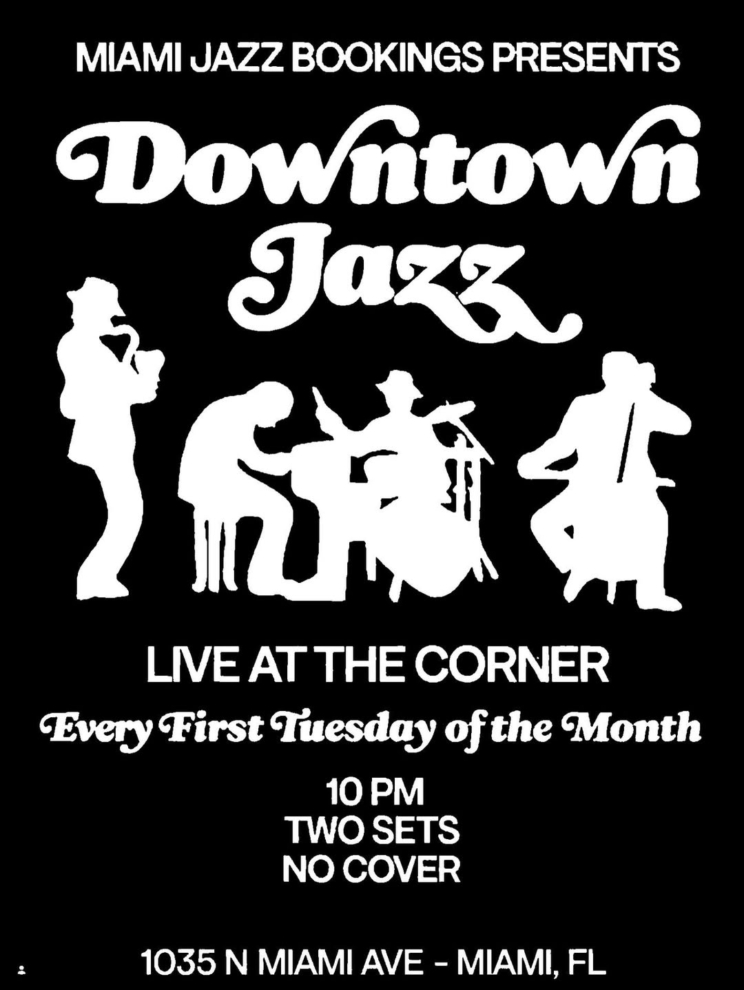 Flyer for Downtown Jazz