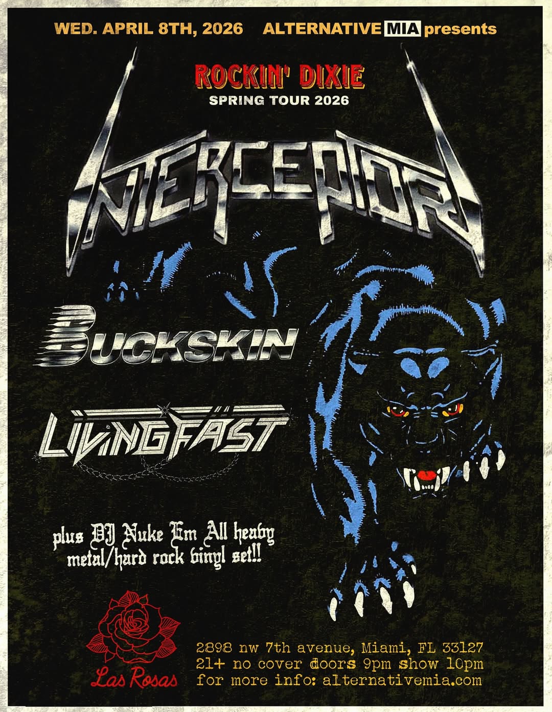 Flyer for Interceptor + Buckskin +