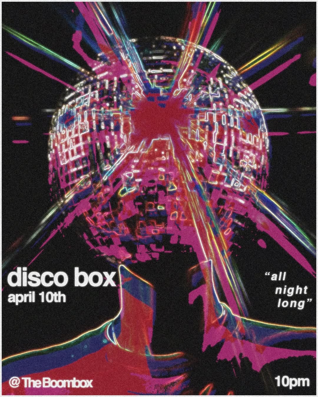Flyer for Disco Box