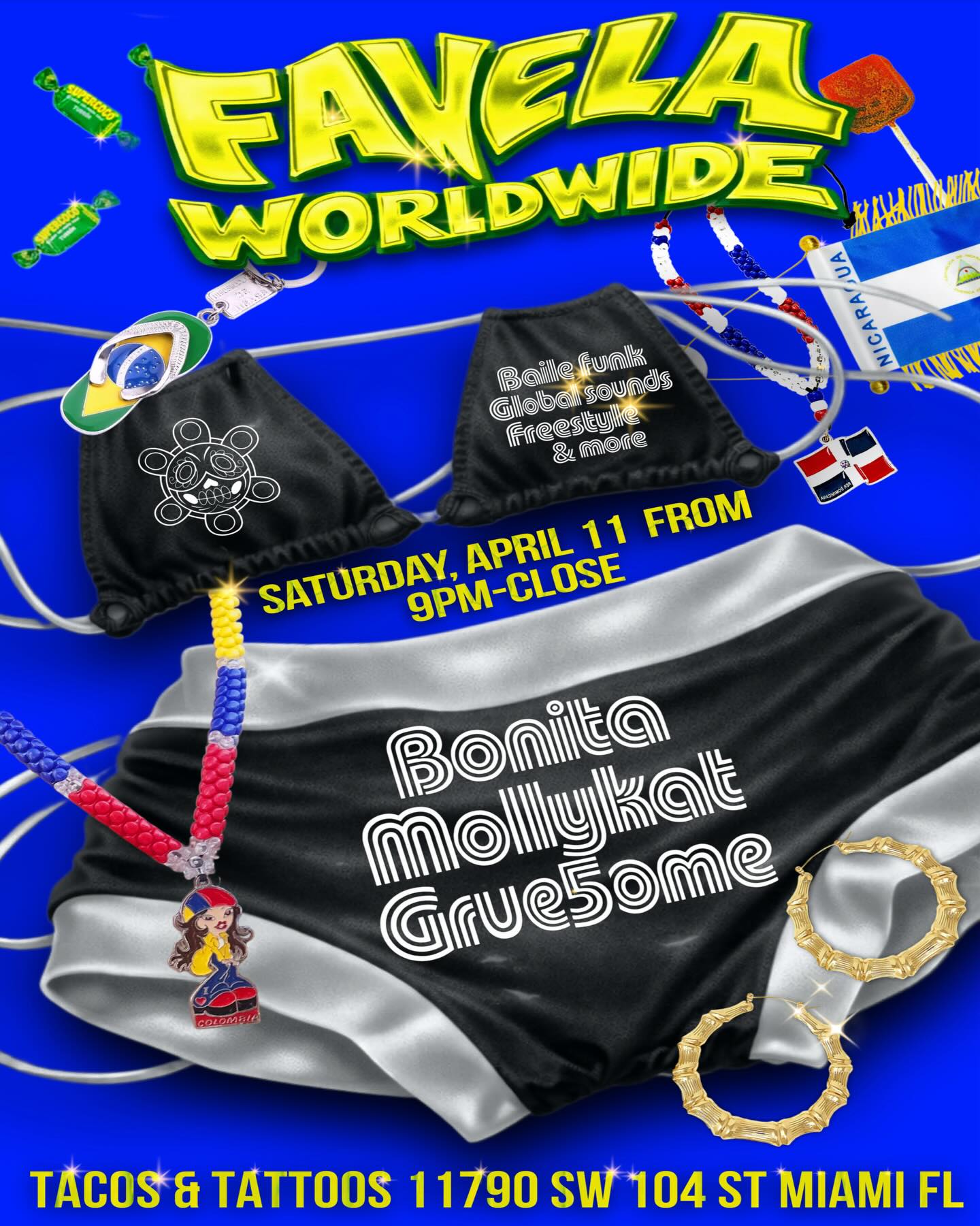 Flyer for Favela Worldwide